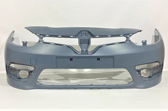 Бампер передний под птф Renault Fluence 2012-2017 (Тайвань)
