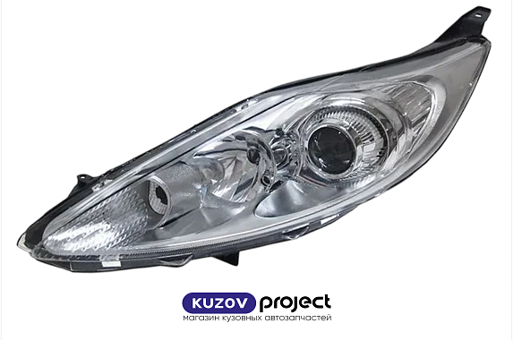 Фара хром под эл/кор. FORD FIESTA 08-12 LH ЛЕВАЯ (431-1188LMLD-EM / DEPO)